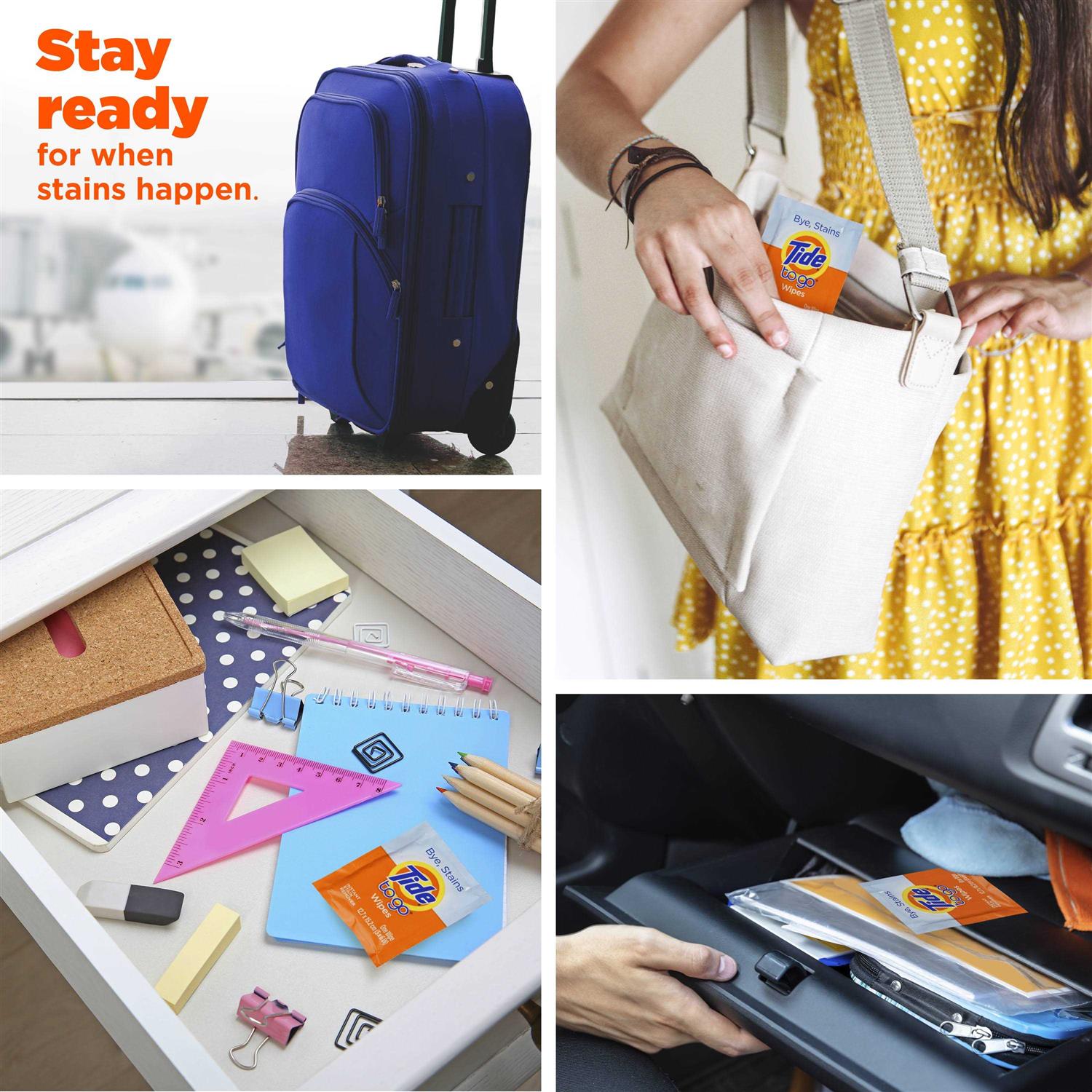 Tide To Go Instant Stain Remover Wipes - Image 5