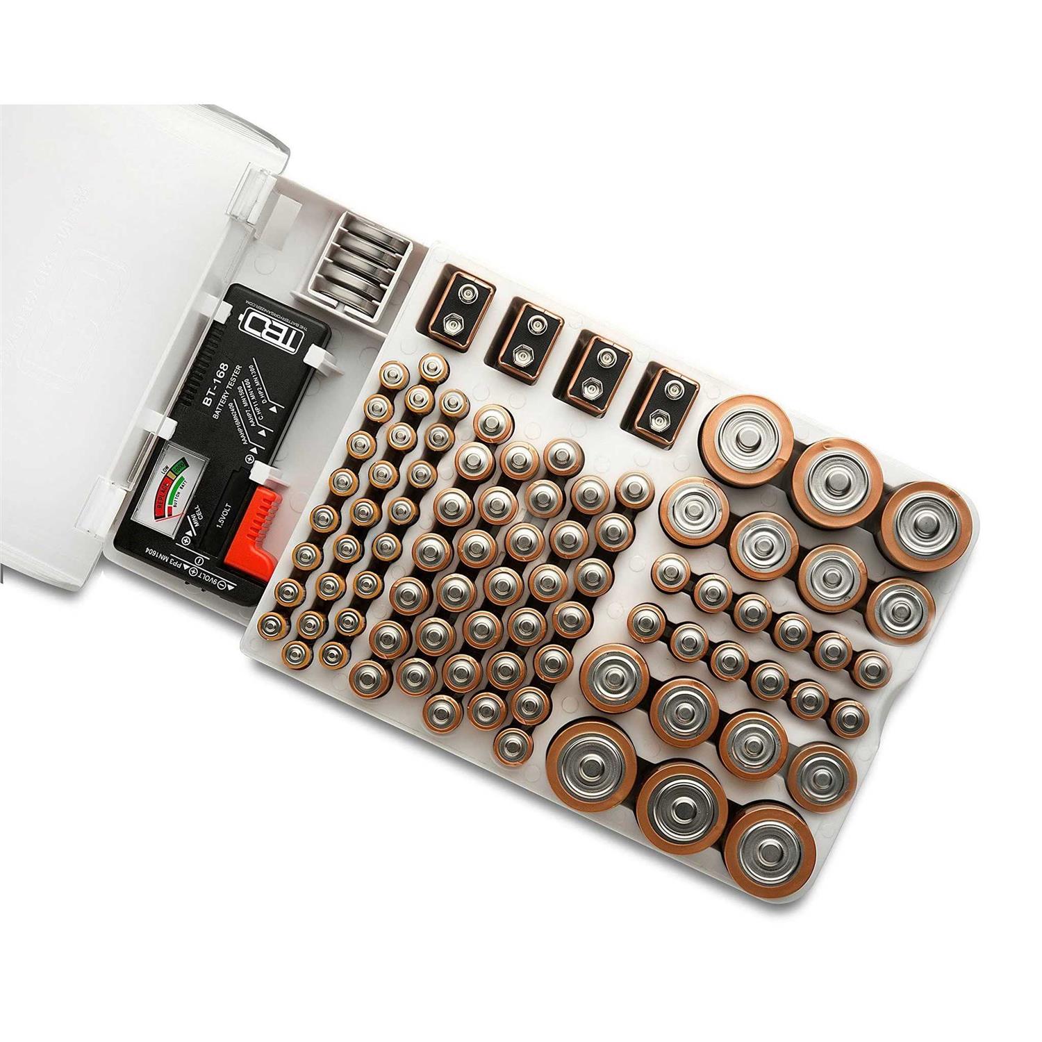 THE BATTERY ORGANISER The Battery and Tester with Cover, Battery Storage Organizer and Case - Image 4