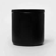 Threshold Modern Bath Canister Black