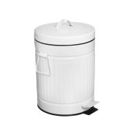 Simplemade Round Step Trash Can 5 Liter / 1.3 Gallon Stainless Steel Bathroom Trash Can