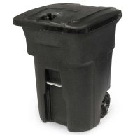 Toter Black Bear-Tight Wheeled Trash Can