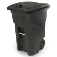 Toter Black Bear-Tight Wheeled Trash Can