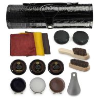 Stone and Clark Stone & Clark 12PC Shoe Polish & Care Kit Leather Shoe Shine Kit with Brown Wax