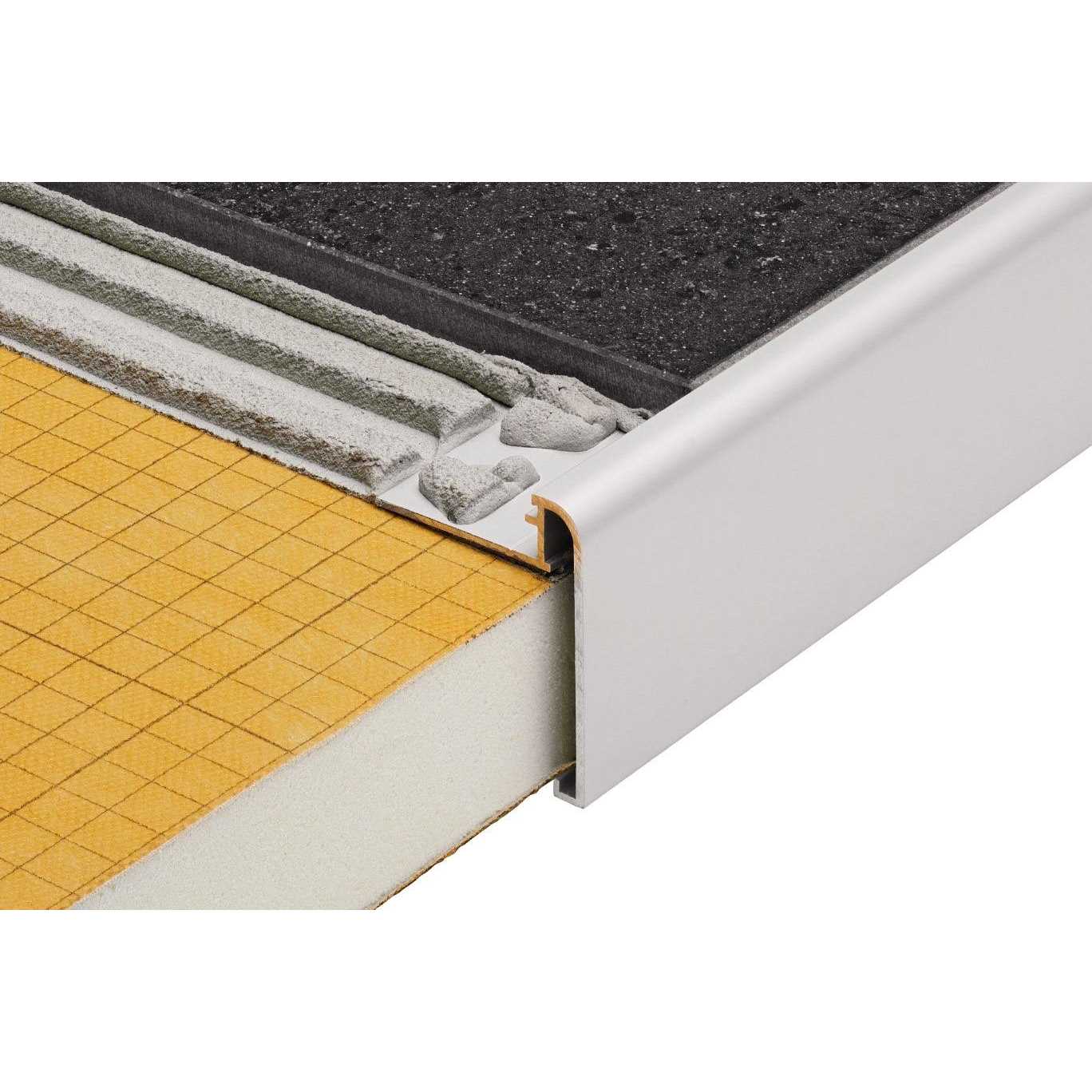 Schluter Rondec-Step Aluminum Tile Edging Trim - Image 2