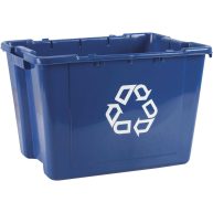 Rubbermaid Stacking Recycle Bin FG571473BLUE