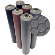 Rubber-Cal Coin-Grip Anti-Slip Rolled Rubber Mat