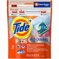 Tide Pods with Downy Liquid Laundry Detergent Pacs