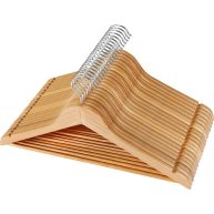 Utopia Home Premium Wooden Hangers 20 Pack Durable & Slim Coat Hanger