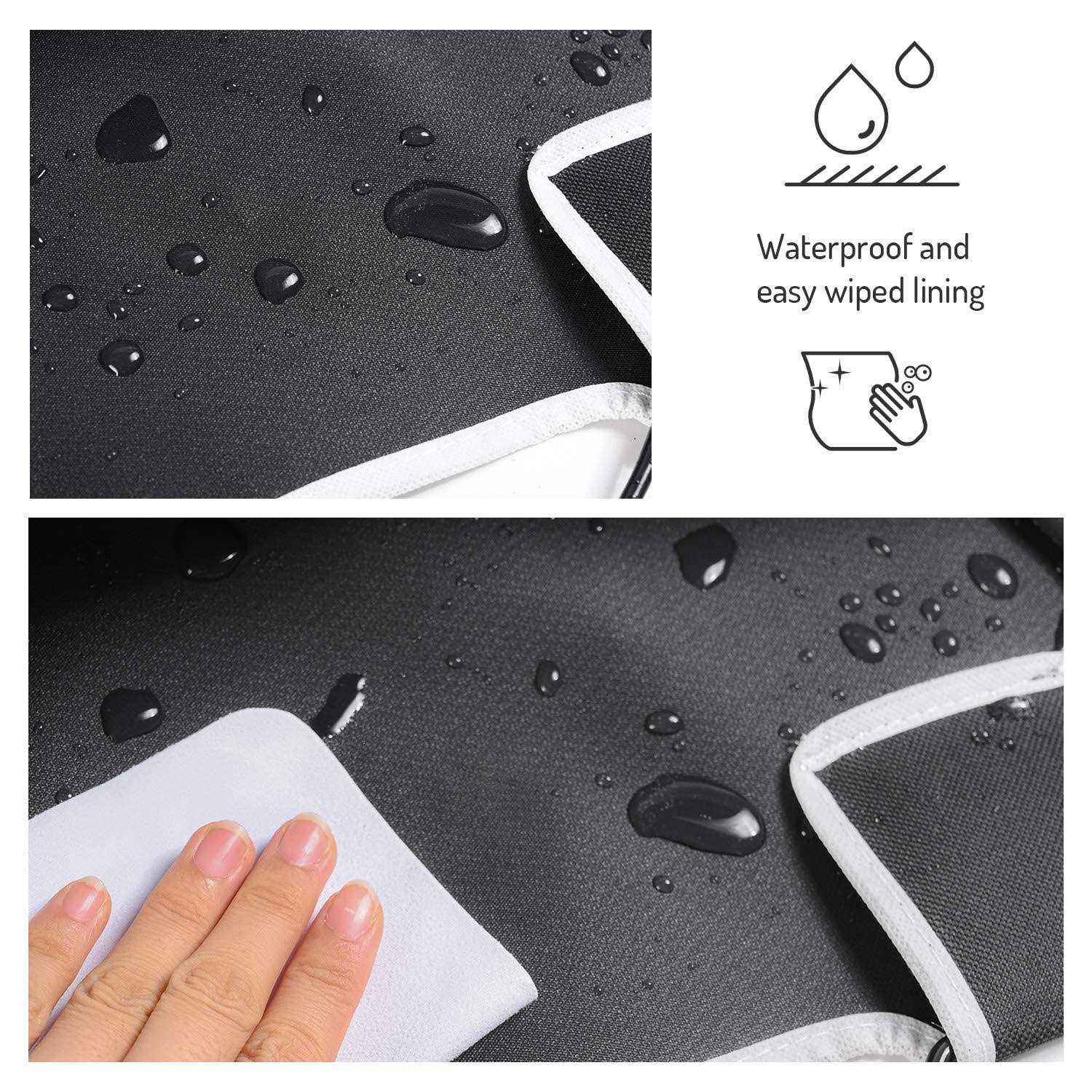 ROMOON 4 Bag Laundry Sorter Cart Laundry Hamper Sorter with Heavy Duty Rolling Wheels for Clothes Storage - Image 2