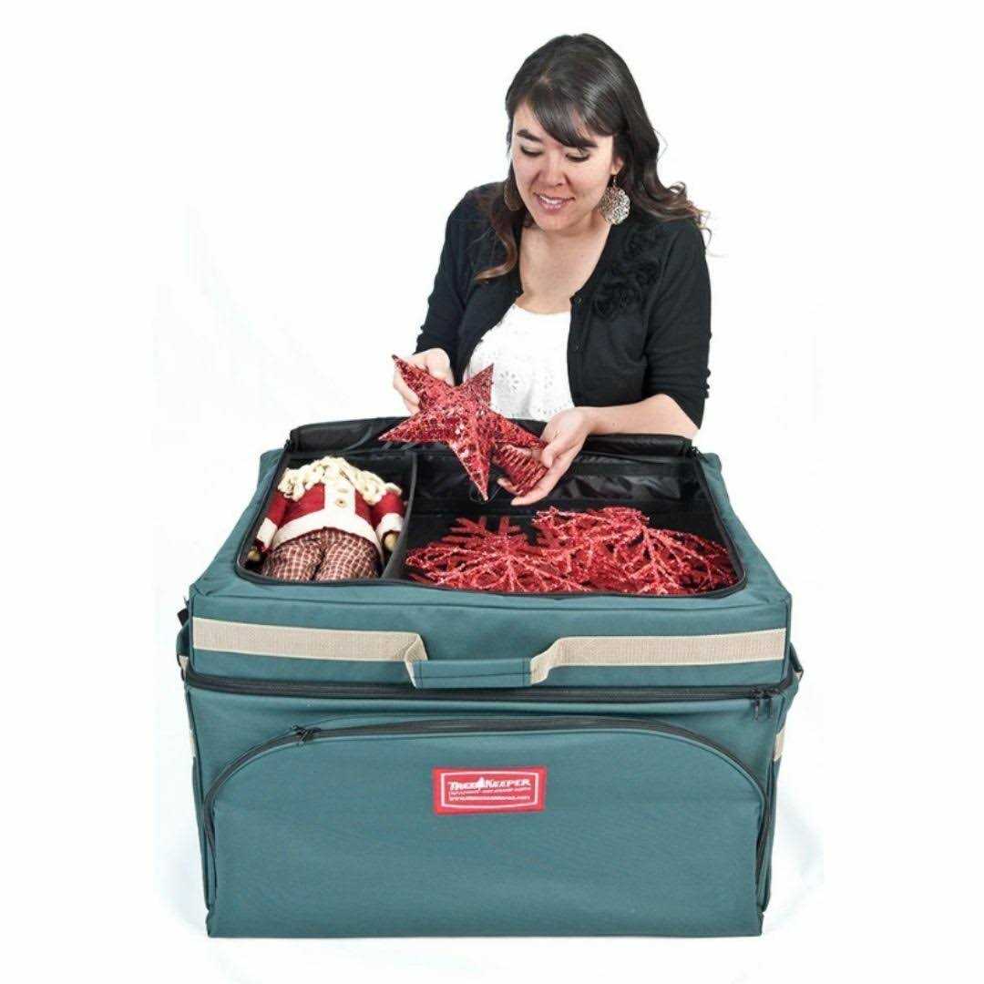 TreeKeeper Top Pocket Ornament Storage Bag - Image 3