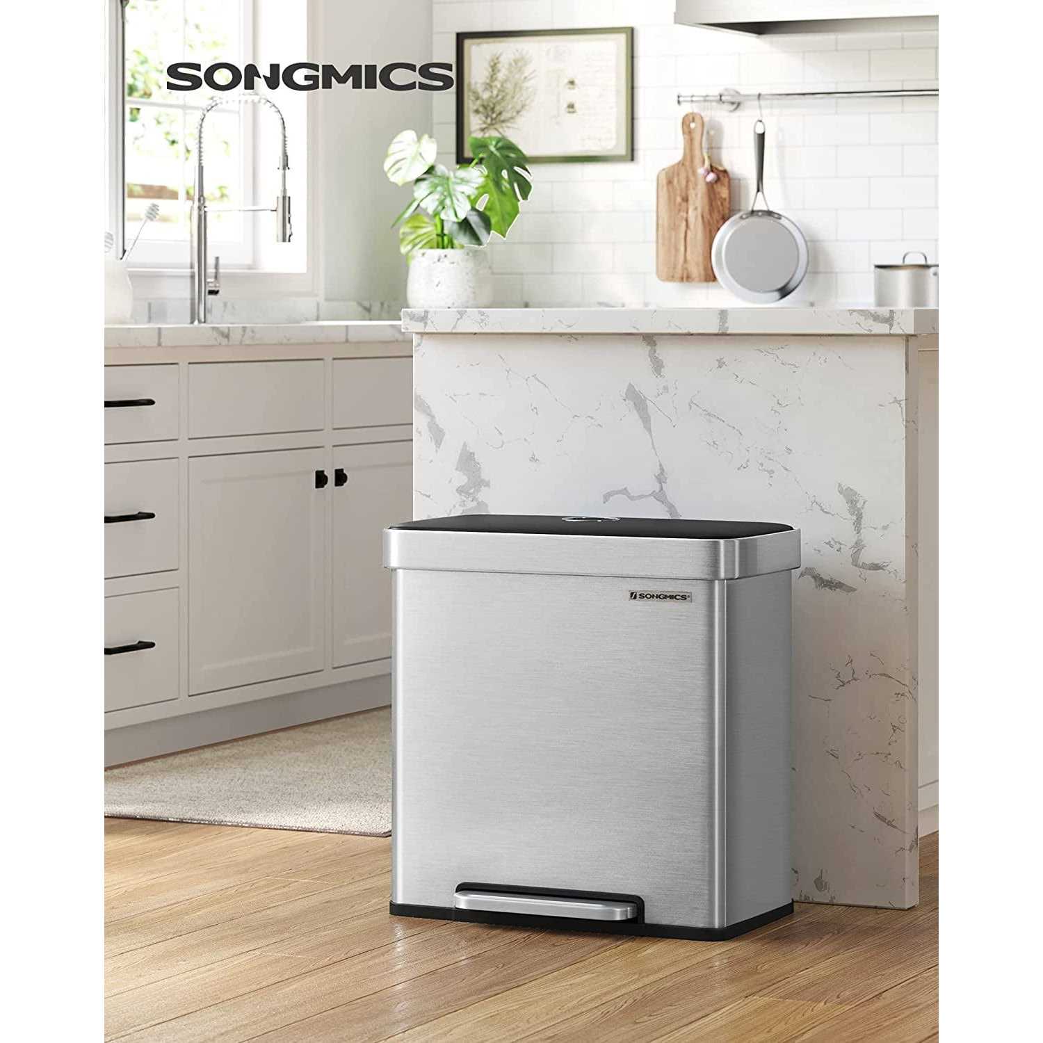 Songmics Kitchen Trash Can - Image 4