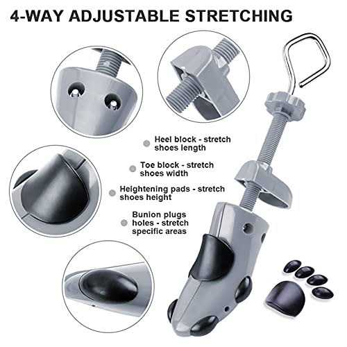 Shoe Stretcher Men 4-way Shoe Expander Widener Shoe Tree Shape for Wide Feet - Image 5