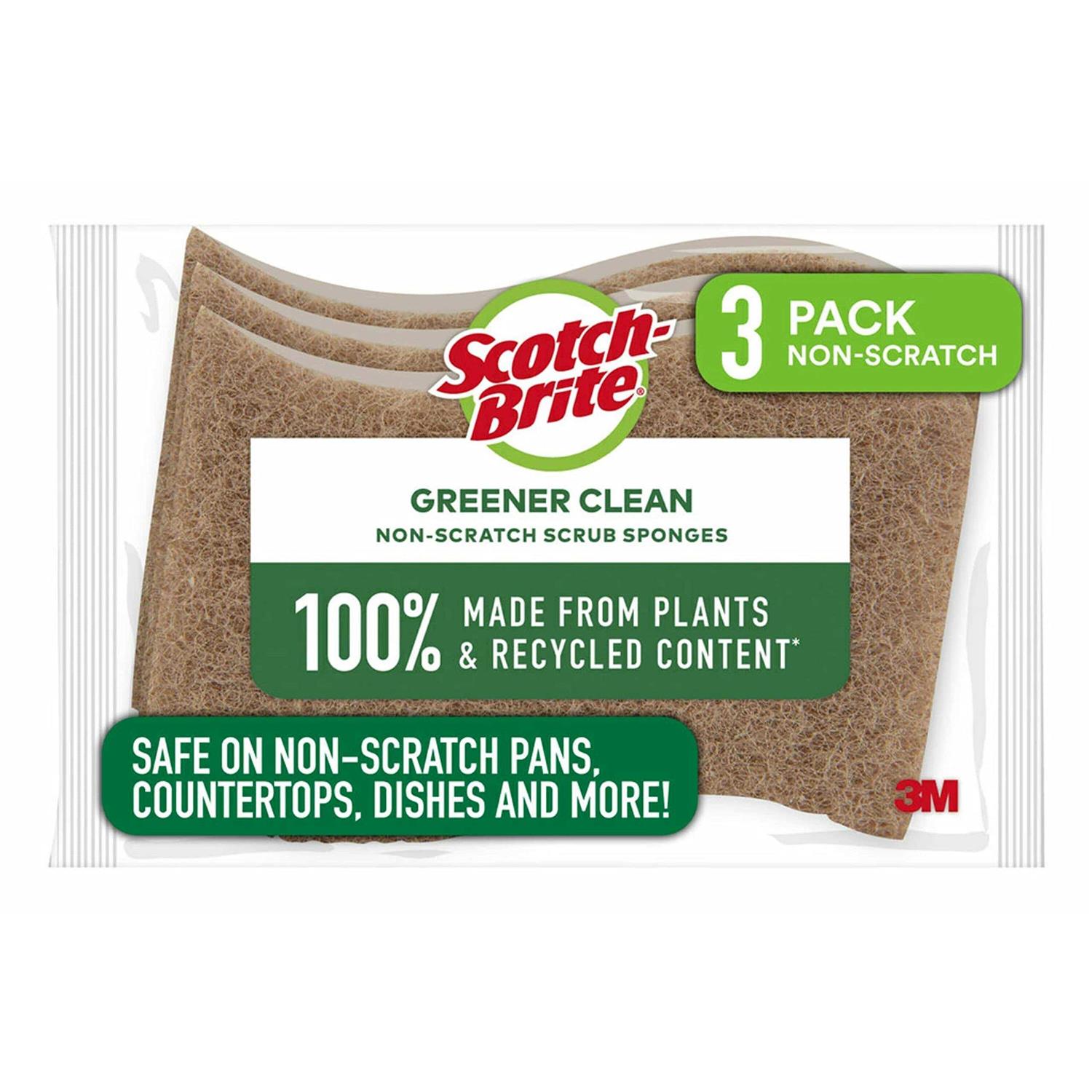 Scotch-Brite Greener Clean Non-Scratch Scrub Sponge