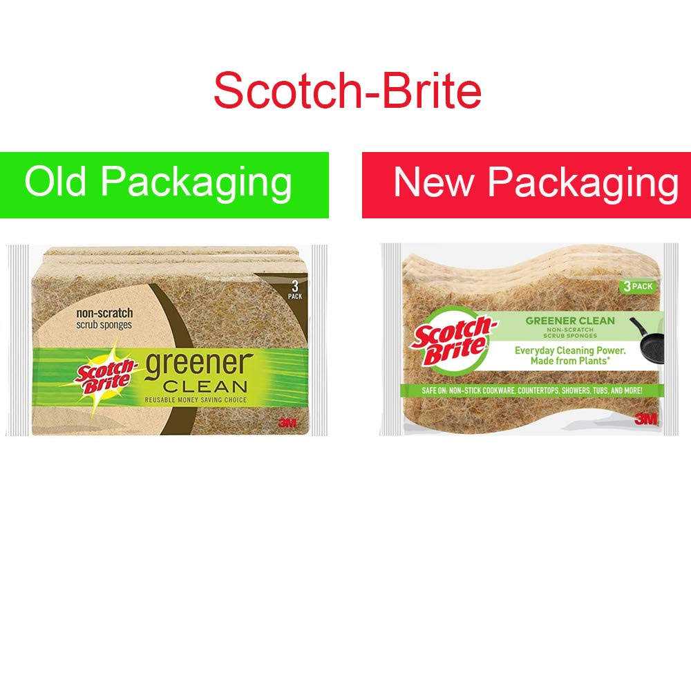 Scotch-Brite Greener Clean Non-Scratch Scrub Sponge - Image 2