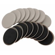 Smart Surface Furniture Sliders for Carpet 16 Pack 35′ Round