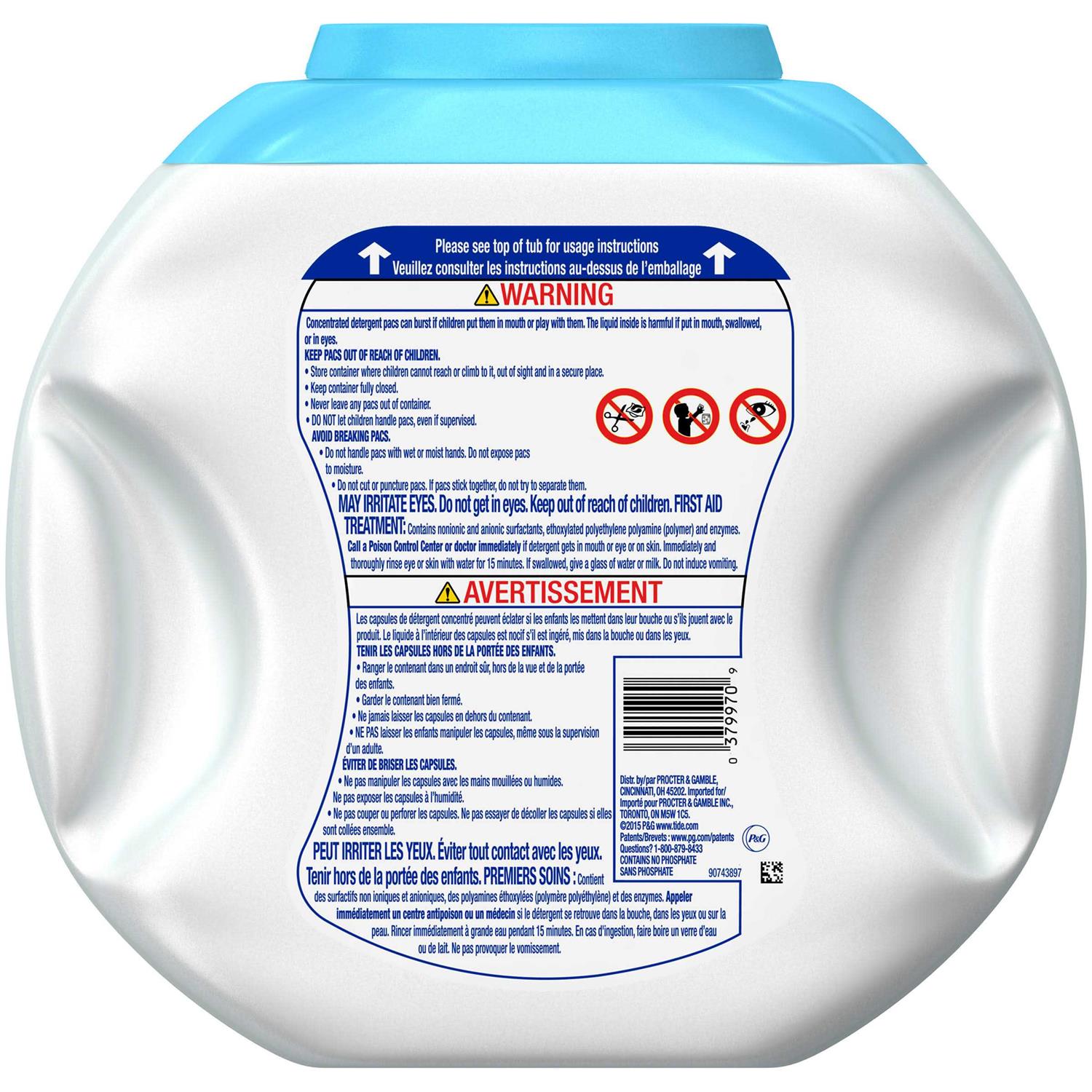 Tide Pods Laundry Detergent Liquid Pacs Free & Gentle - Image 2