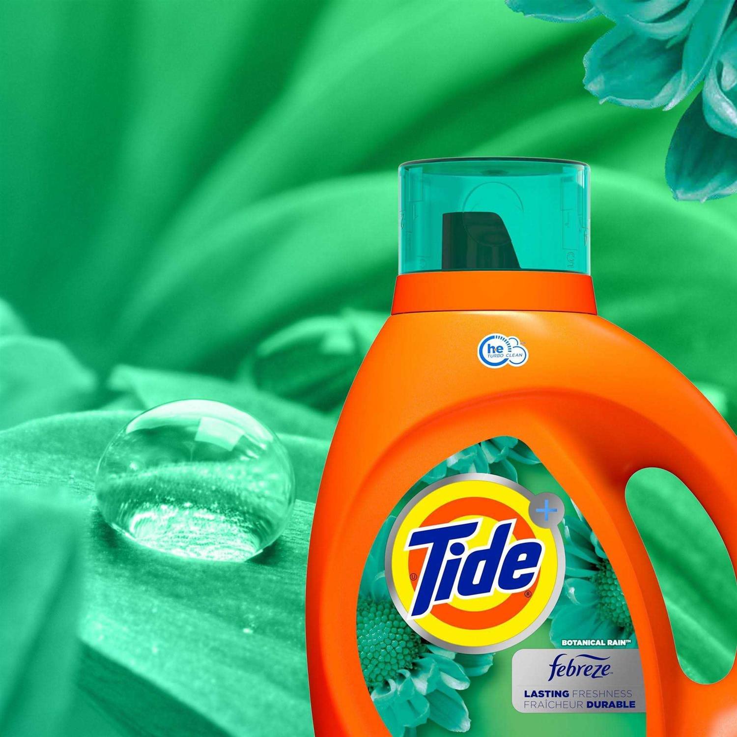 Tide Plus Febreze Freshness Spring Renewal Liquid Laundry Detergent - Image 5
