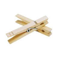 Whitmor Clothespins Natural Wood