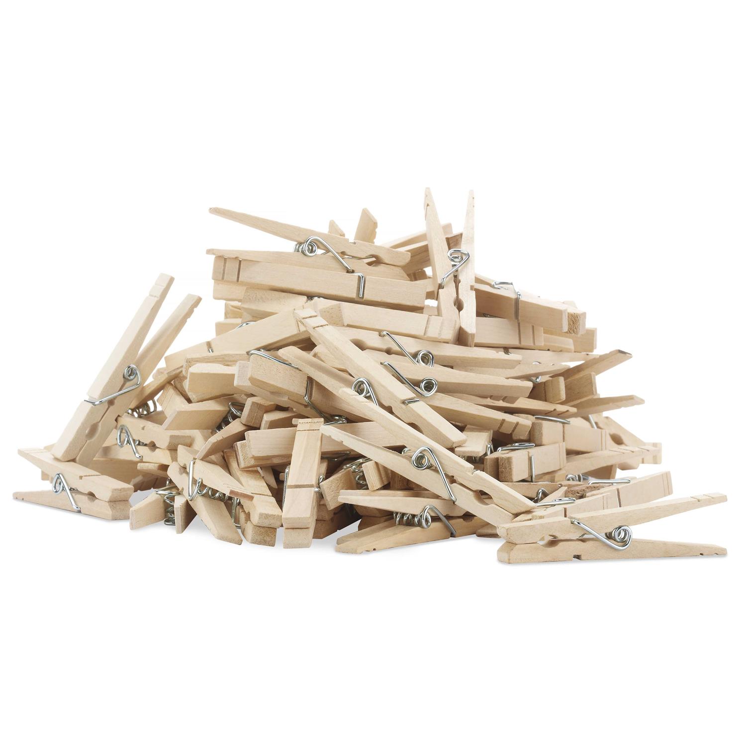 Whitmor Clothespins Natural Wood - Image 3