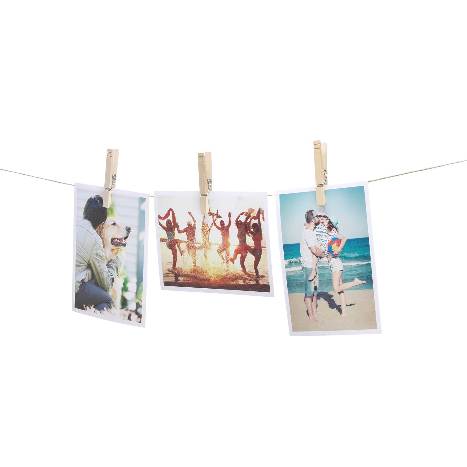 Whitmor Clothespins Natural Wood - Image 4