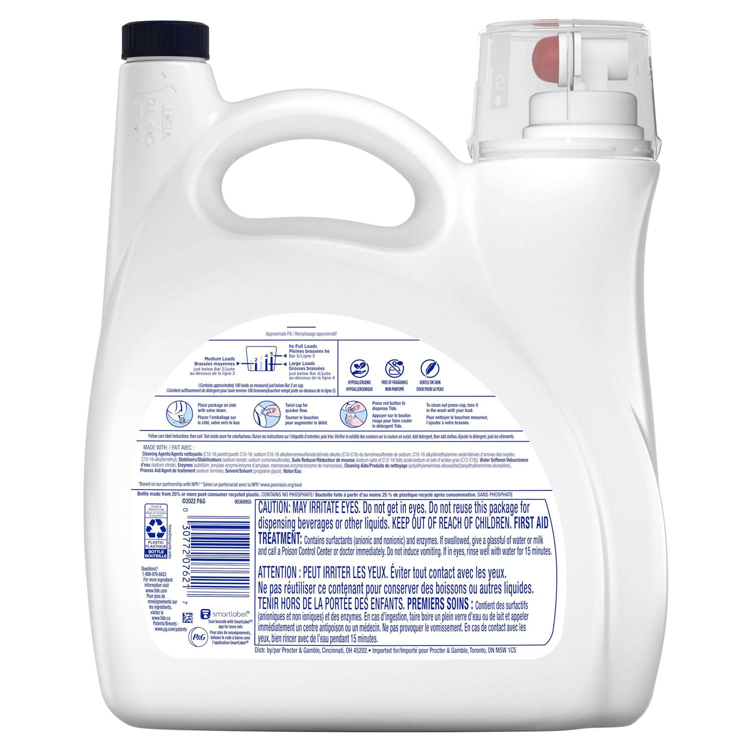 Tide Free & Gentle Laundry Detergent Liquid - Image 3