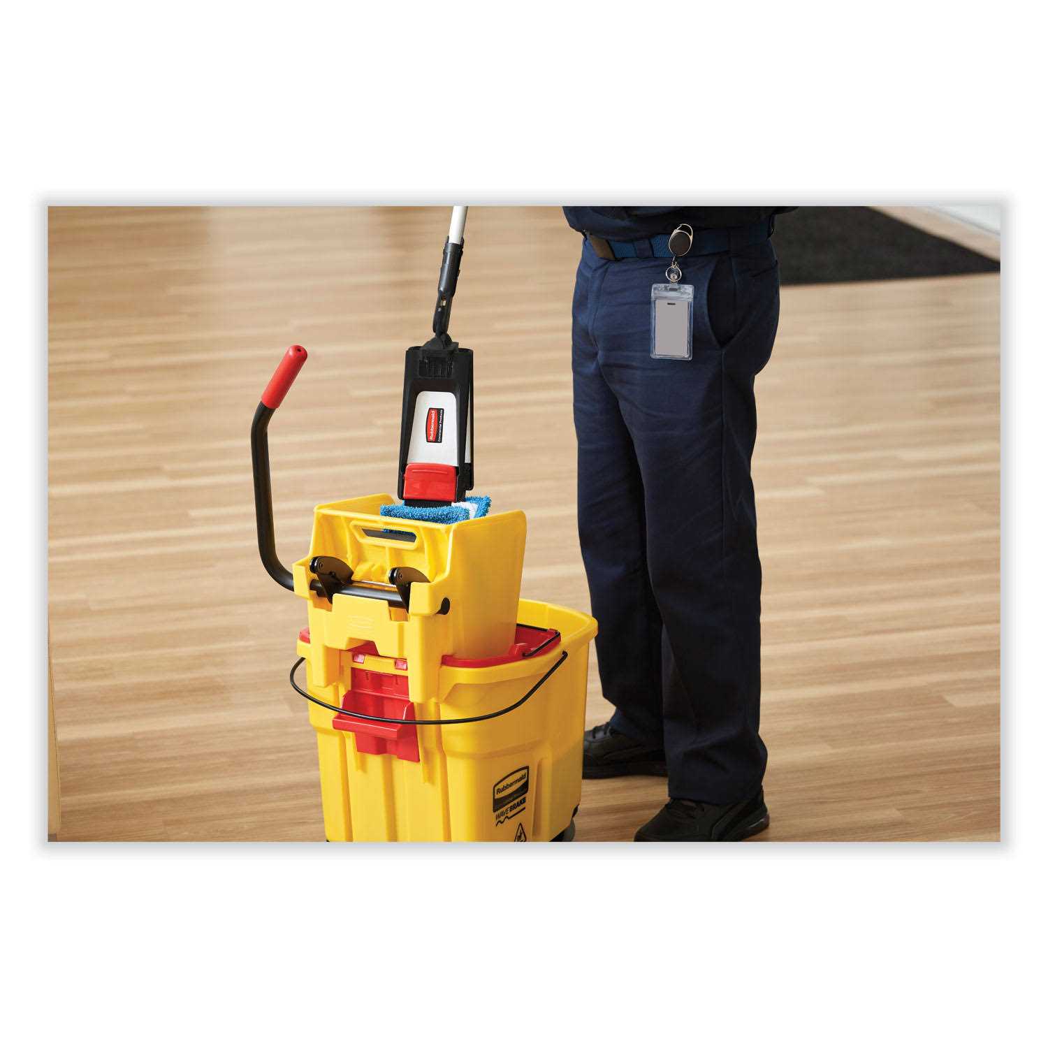 Rubbermaid WaveBrake Bucket/Wringer Side Press - Image 3