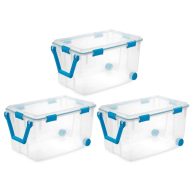 Sterilite Clear Plastic Storage Bin