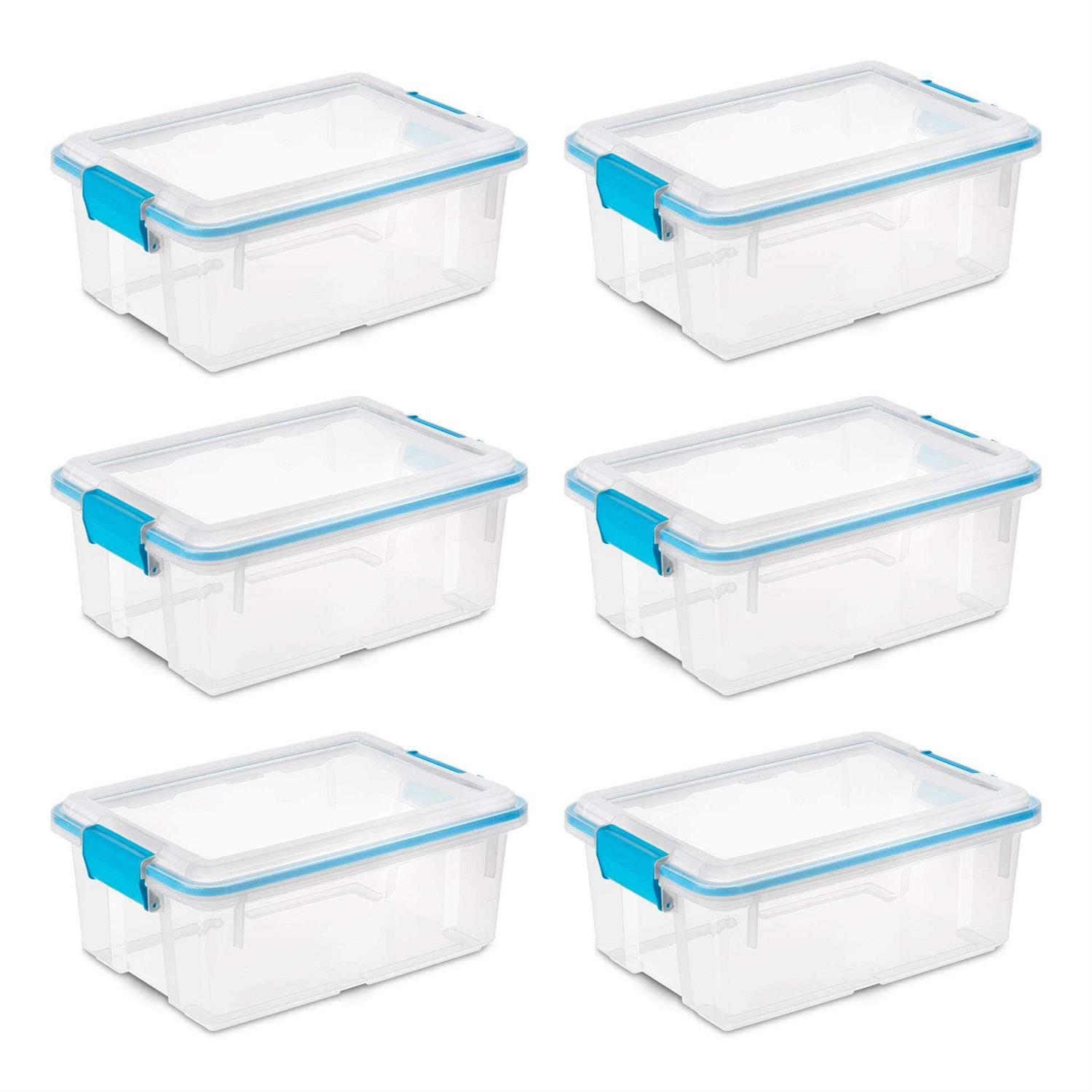 Sterilite Clear Plastic Storage Bin