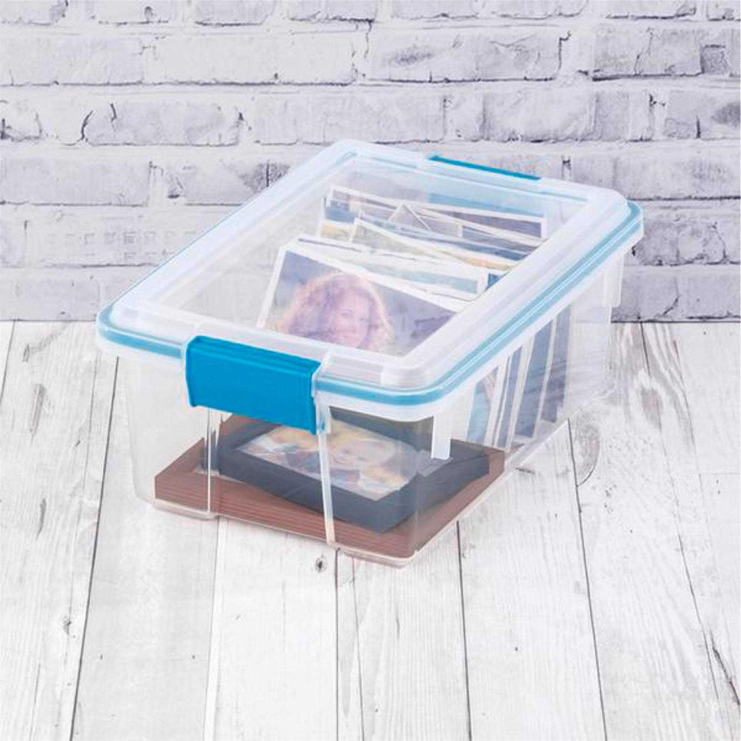 Sterilite Clear Plastic Storage Bin - Image 5