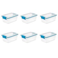 Sterilite Clear Plastic Storage Bin