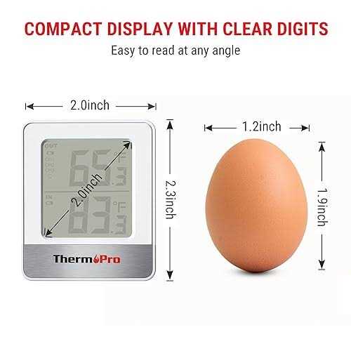 ThermoPro Indoor Outdoor Thermometer Wireless Tp200b Thermometer Indoor Outdoor with Temperature Sensor Up to 500ft - Image 5