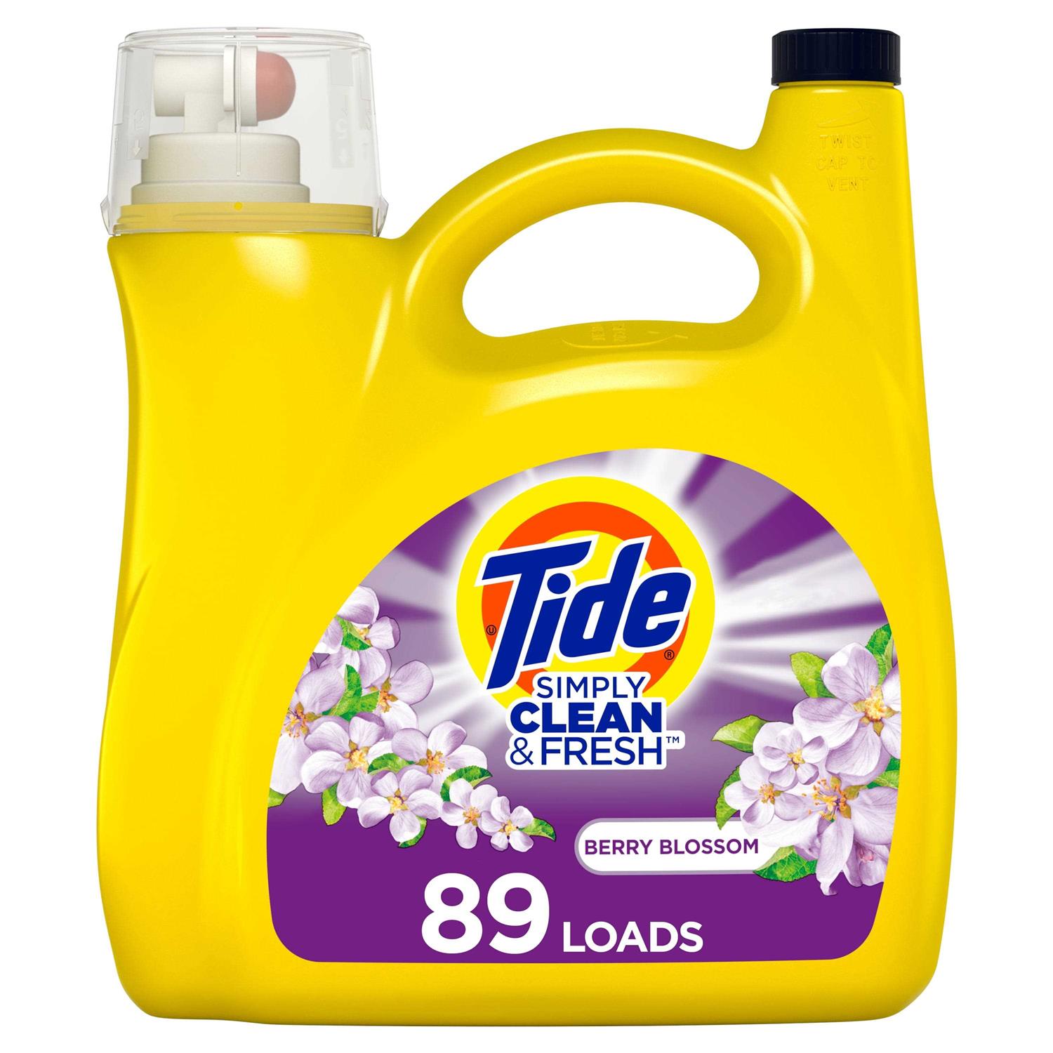 Tide Simply Clean & Fresh Liquid Laundry Detergent Berry Blossom