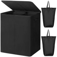 WOWLIVE 154L Double Laundry Hamper with Lid and Removable Laundry Bags