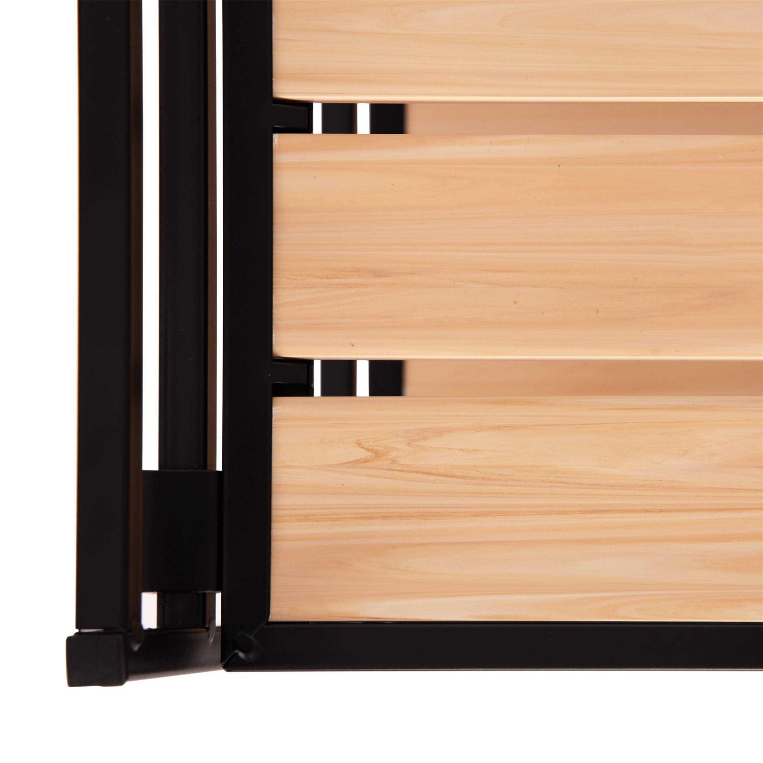 Seville Classics 3-Tier Resin Slat Shoe Rack - Image 4