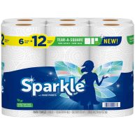 Sparkle Tear-A-Square Paper Towels