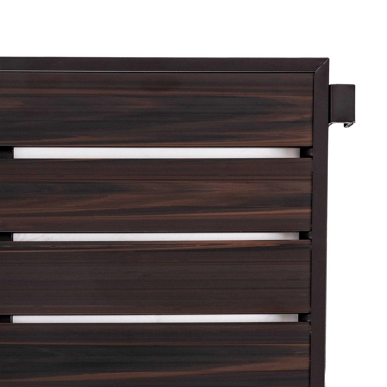 Seville Classics 3-Tier Stackable Interlock 12-Pair Resin Slat Sturdy Metal Frame Shoe Storage Rack Organizer - Image 5