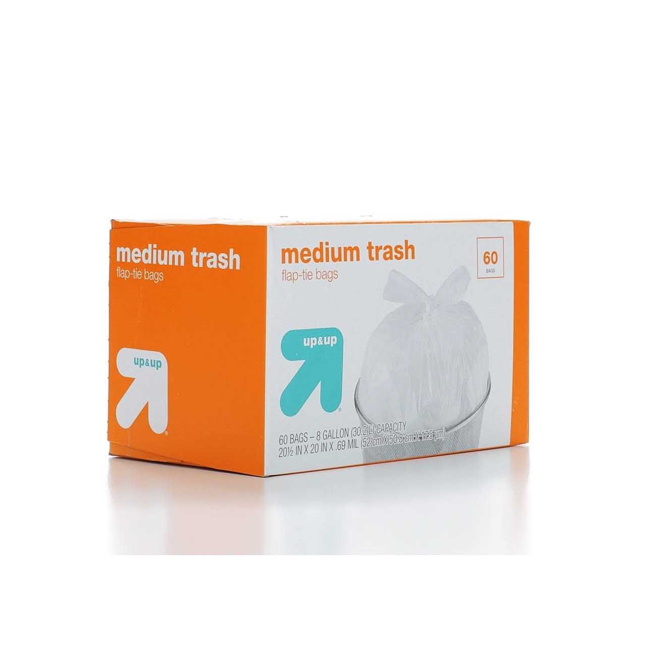 Up & Up Flap-Tieal Medium Unscented Trash Bags - Image 3