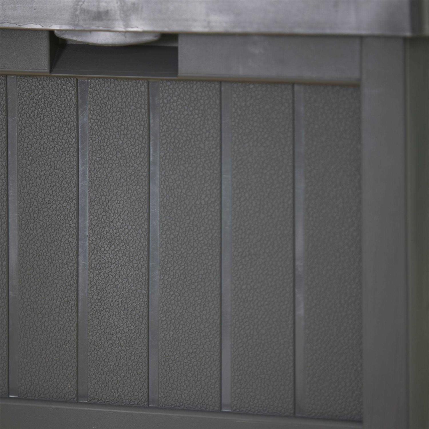 Suncast 30 Gallon Hideaway Trash Waste Outdoor - Image 5