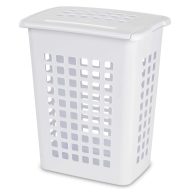 Sterilite Rectangular LiftTop Laundry Hamper Plastic