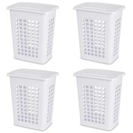 Sterilite Rectangular LiftTop Laundry Hamper Plastic