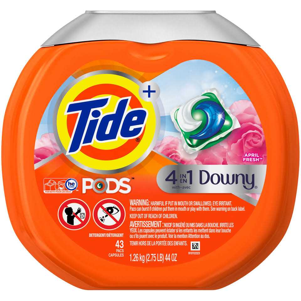 Tide Pods Laundry Detergent Pacs with Downy