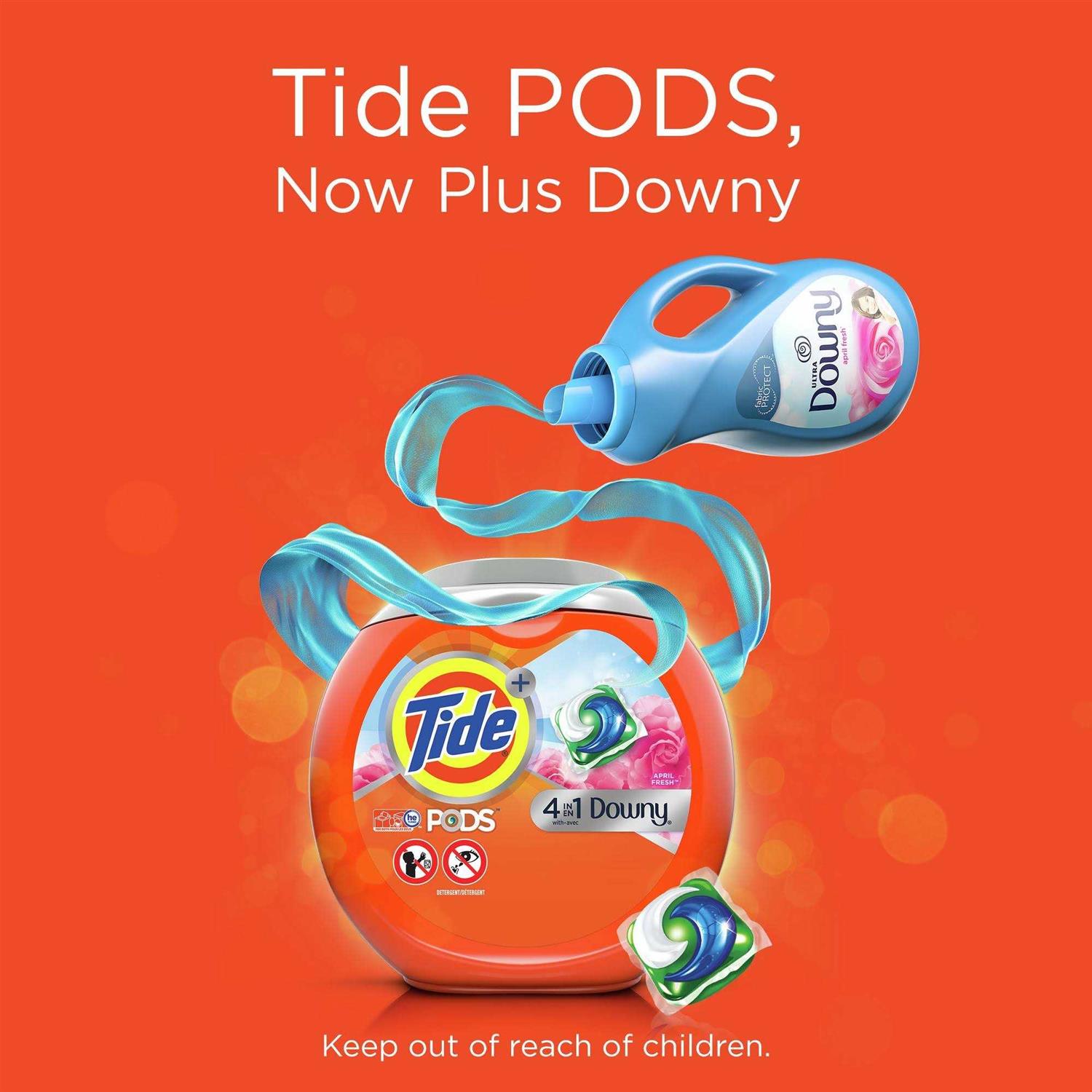 Tide Pods Laundry Detergent Pacs with Downy - Image 5