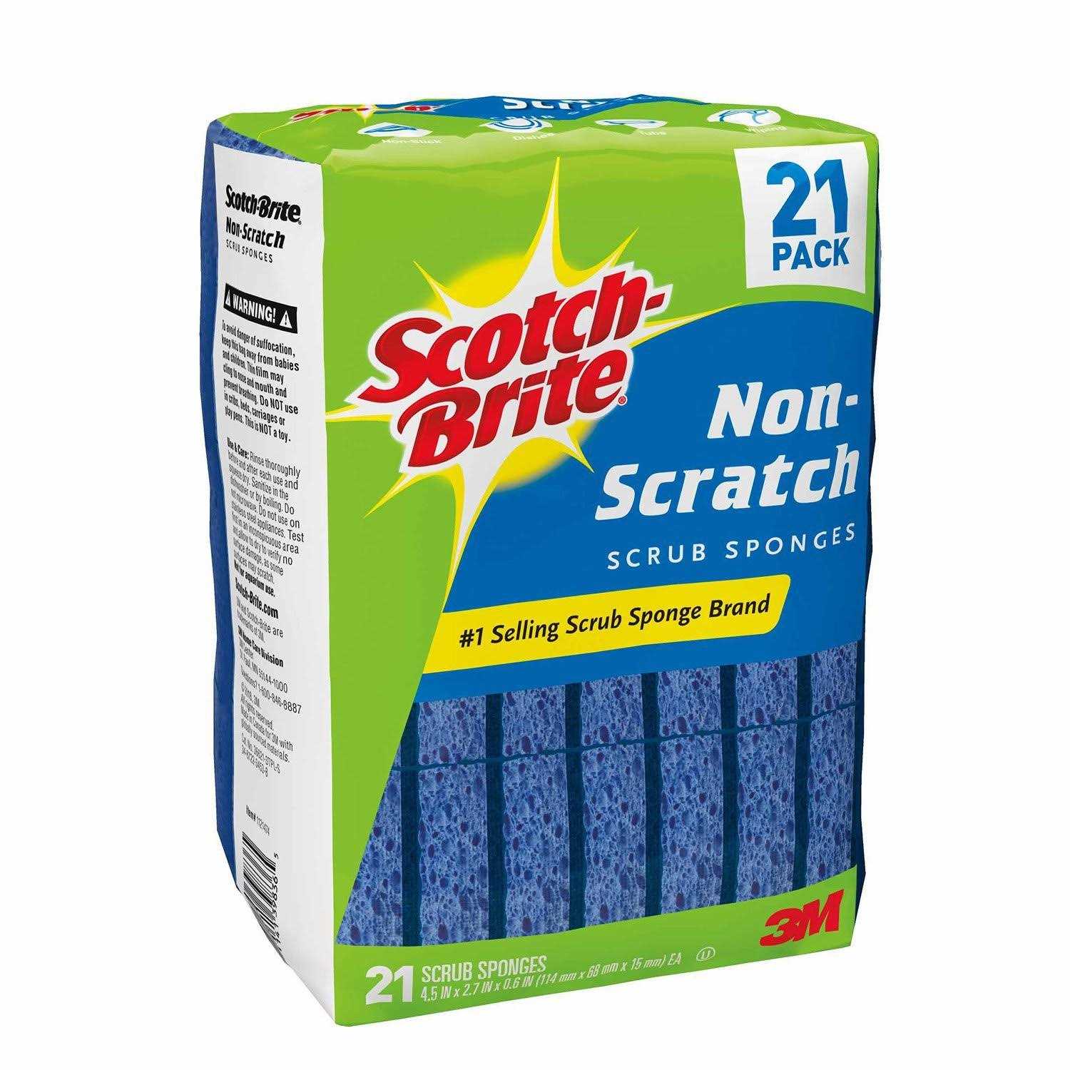 Scotch-brite Non-Scratch Scrub Sponges