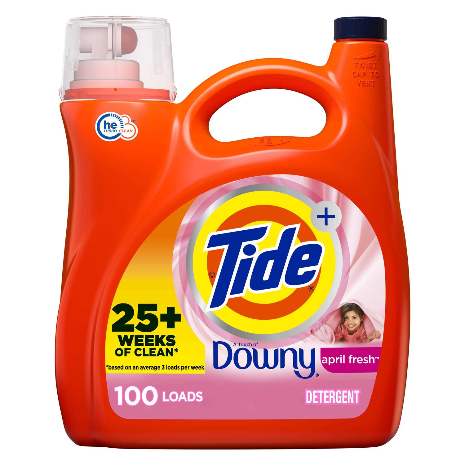 Tide With a Touch of Downy Liquid Laundry Detergent April Fresh