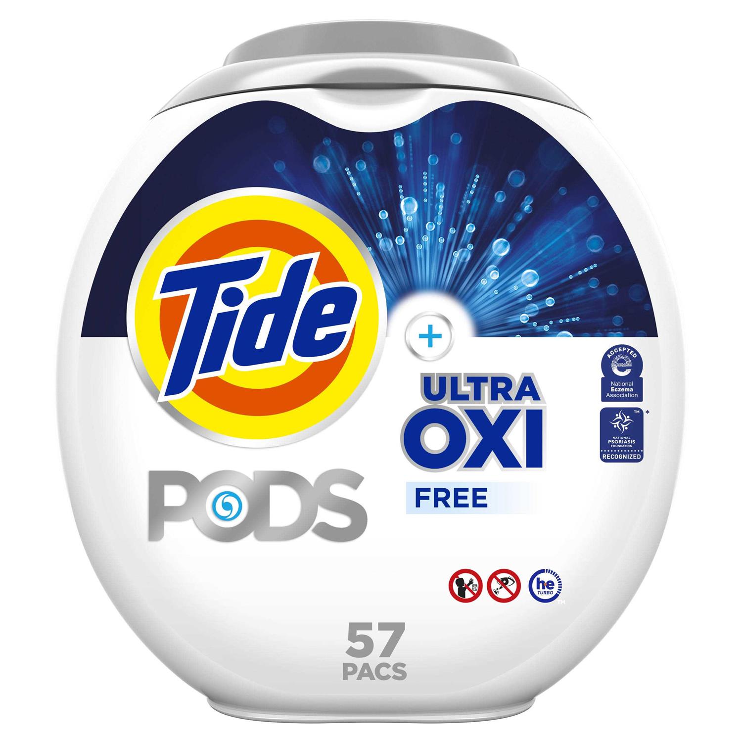 Tide PODS Ultra Oxi Laundry Detergent Pacs