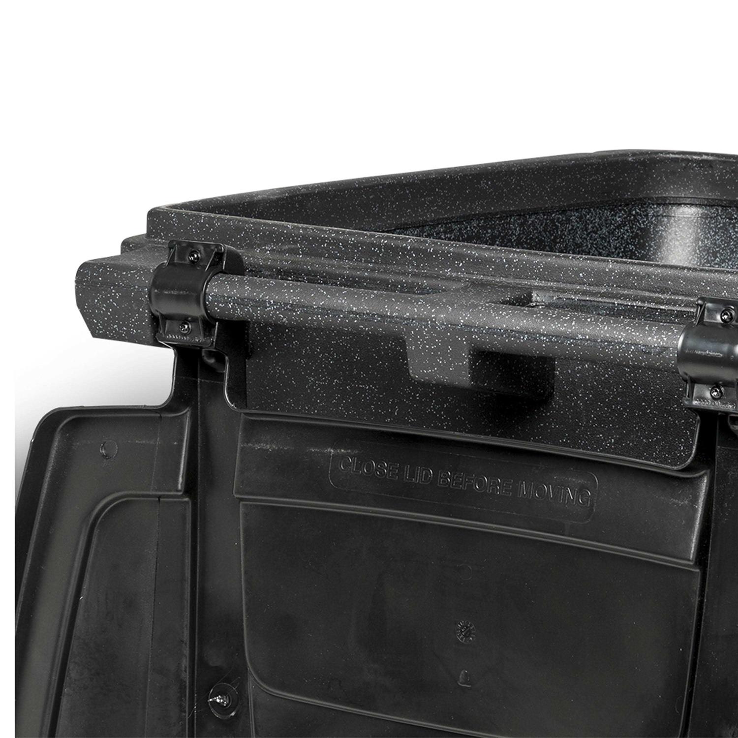 Toter 96 Gallon Trash Can with Smooth Wheels and Lid - Image 2