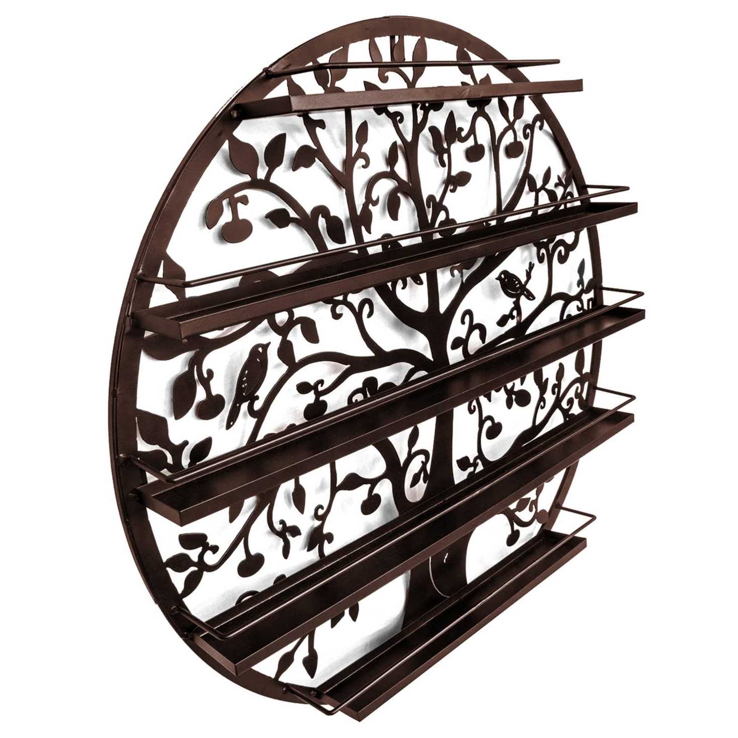 Sorbus Wall Mounted 5 Tier Nail Polish Rack