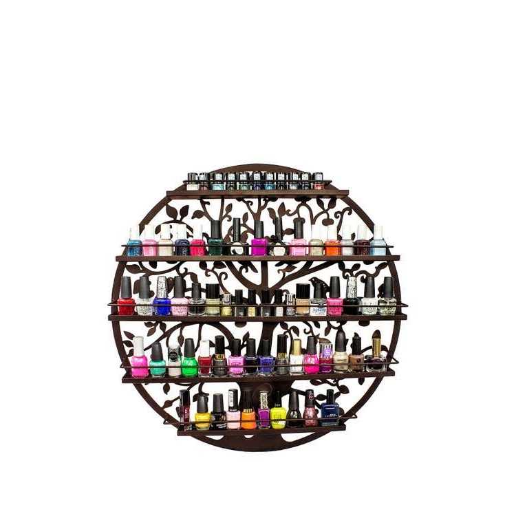 Sorbus Wall Mounted 5 Tier Nail Polish Rack - Image 4