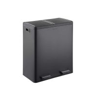 The Step N’ Sort 18.5 Gallon Extra Large Capacity, Soft-Step, Dual Trash and Recycling Bin with Removable Inner Bins