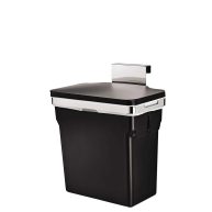 simplehuman 10-Liter Black In-Cabinet Trash Can